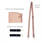 Torba dla mamy CARLA dusty pink JOISSY & MAMAVILLE / Joissy