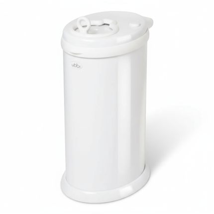 Stalowy kosz na pieluchy - white / Ubbi