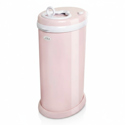 Stalowy kosz na pieluchy - blush pink / Ubbi