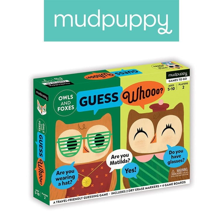 Gra zgadnij kto to - Sowy i lisy / Mudpuppy