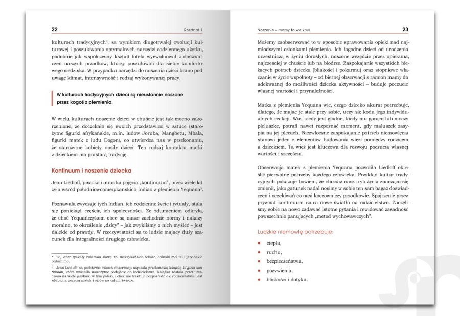 Noszenie dzieci / Wydawnictwo Natuli