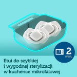 Smoczki silikonowe symetryczne BONJOUR PARIS RÓŻ - rozmiary / Canpol babies (