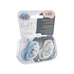 Smoczki silikonowe symetryczne BONJOUR PARIS RÓŻ - rozmiary / Canpol babies (