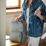 Plecak dla mamy MOON light gray / Joissy