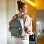 Plecak dla mamy MOON light gray / Joissy