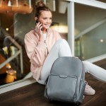 Plecak dla mamy MOON light gray / Joissy