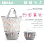 Torba dla mamy 2w1 Biarritz Heather grey / Beaba