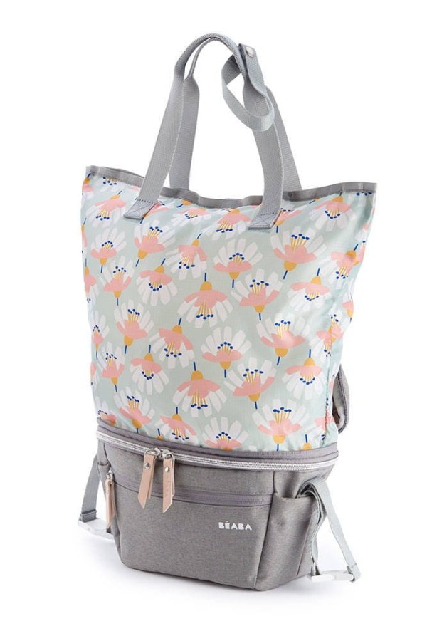Torba dla mamy 2w1 Biarritz Heather grey / Beaba