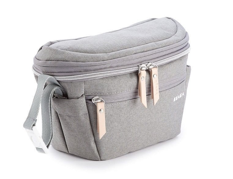 Torba dla mamy 2w1 Biarritz Heather grey / Beaba