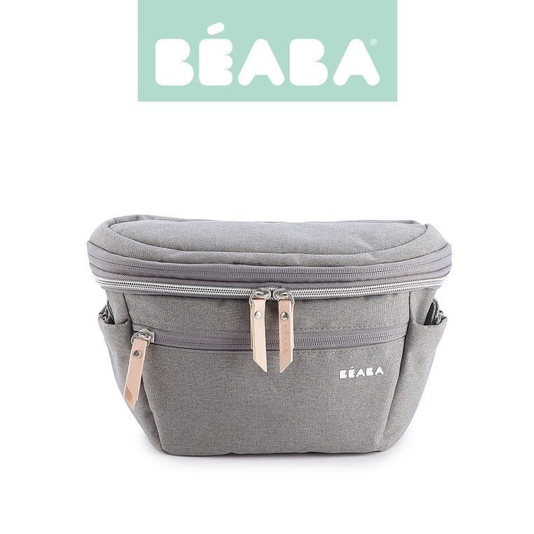 Torba dla mamy 2w1 Biarritz Heather grey / Beaba
