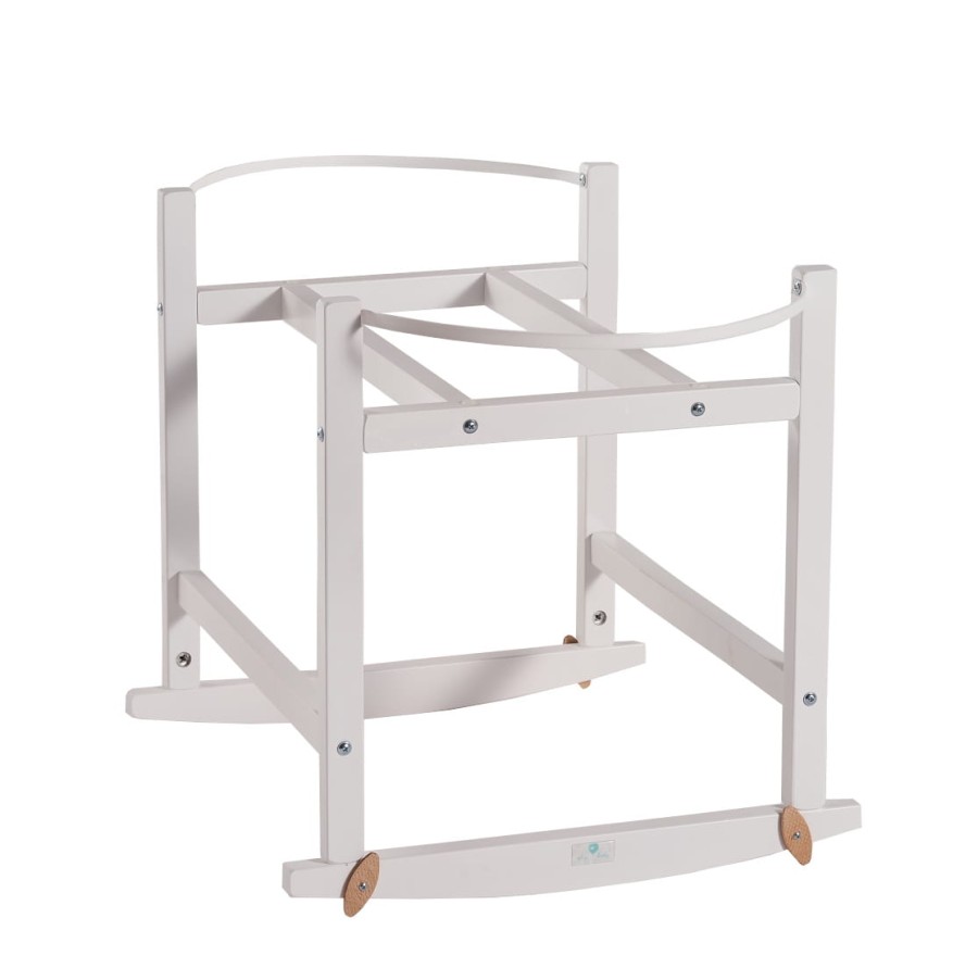 KOŁYSKA do kosza Mojżesza ROCKINGBABY - Biała / AhojBaby