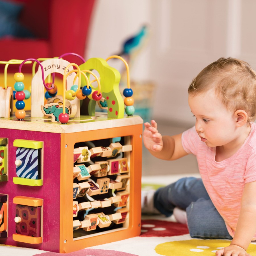 Zany Zoo – olbrzymia kostka edukacyjna z literkami / B.Toys
