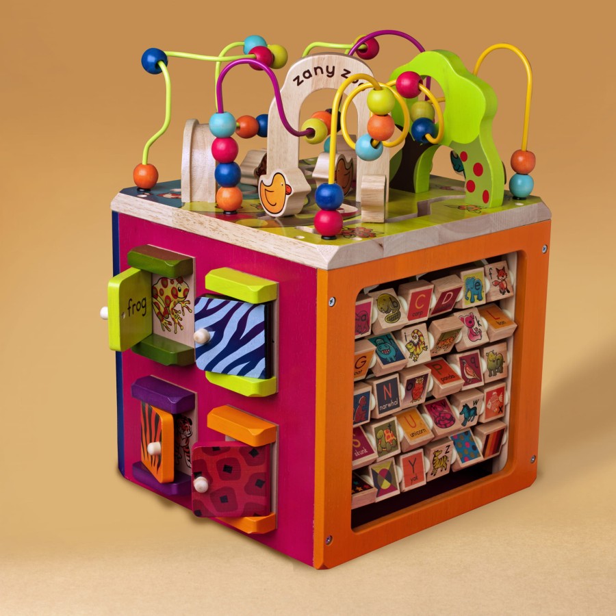 Zany Zoo – olbrzymia kostka edukacyjna z literkami / B.Toys