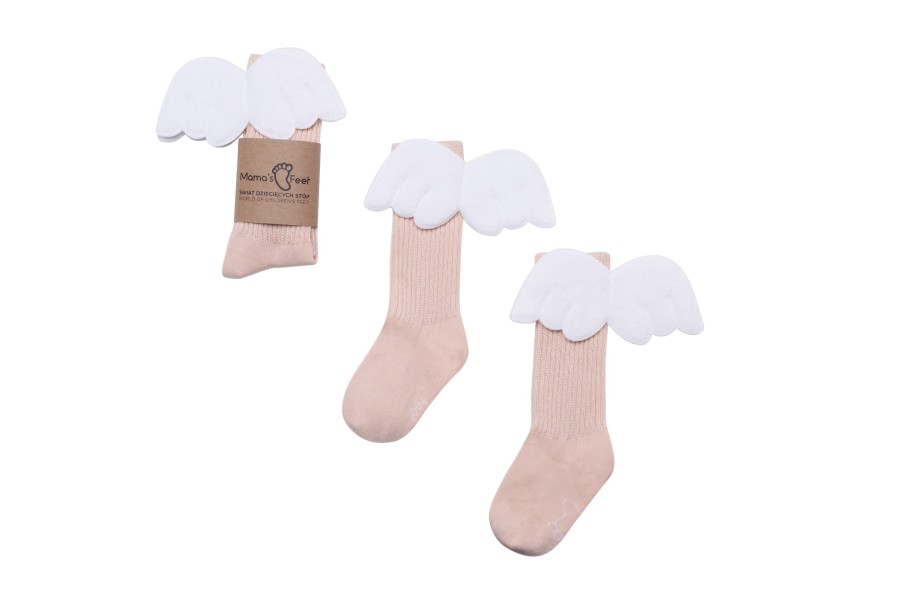 Podkolanówki Dziecięce - Biszkoptowy Aniołek Różne rozmiary / Mama's Feet