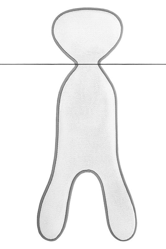 Wkładka antypotowa do fotelika z wełny merino 0-13 kg - pomarańczowa / Simple Wool