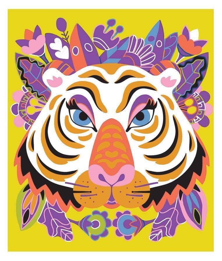 Zestaw kreatywny do zdrapywania - Zwierzęta świata 5+ / Janod