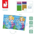 Zestaw kreatywny Mozaika Delfiny i syreny 7+, Janod