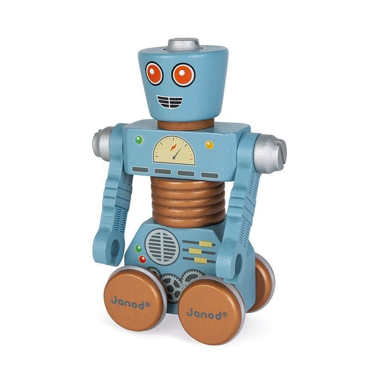 Drewniane roboty do składania ze śrubokrętem Brico'kids / Janod