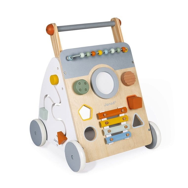 Wielofunkcyjny pchacz edukacyjny drewniany Sweet Cocoon 12 m+ / Janod
