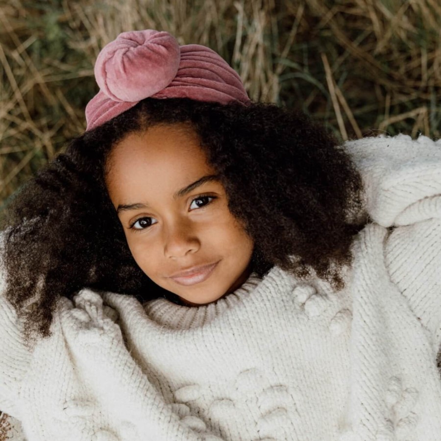 Turban No.2 Velvet Dusty Pink RÓŻNE ROZMIARY / Looks by LUKS