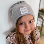 Czapka prążkowana GREY LINE różne rozmiary / UL&KA