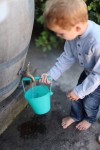 Składane wiaderko do wody i piasku Scrunch Bucket - Purpurowy