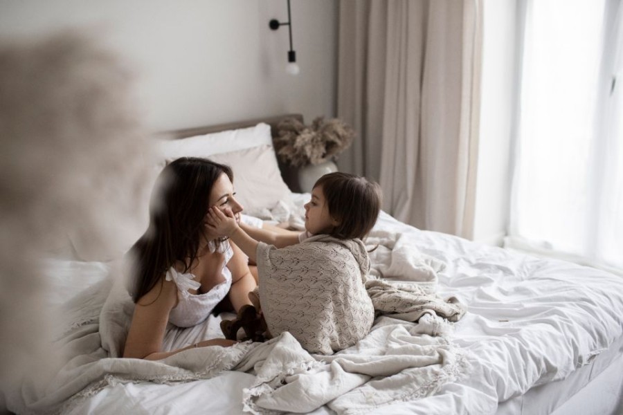 Ażurowy kocyk bambusowy 80x100 light beige / My Memi