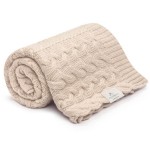 Kocyk WARKOCZ ze 100% wełny merino warm beige - premium collection/ My Memi