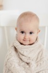 Kocyk WARKOCZ ze 100% wełny merino warm beige - premium collection/ My Memi