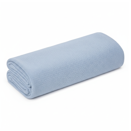 Bambusowy otulacz, lekki kocyk z jonami srebra 100x100 baby blue / My Memi