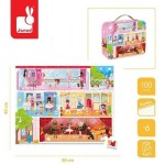 Puzzle w walizce Akademia tańca 100 elementów 6+ / Janod