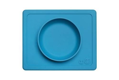 Silikonowa miseczka z podkładką 2w1 Mini Bowl niebieski / EZPZ