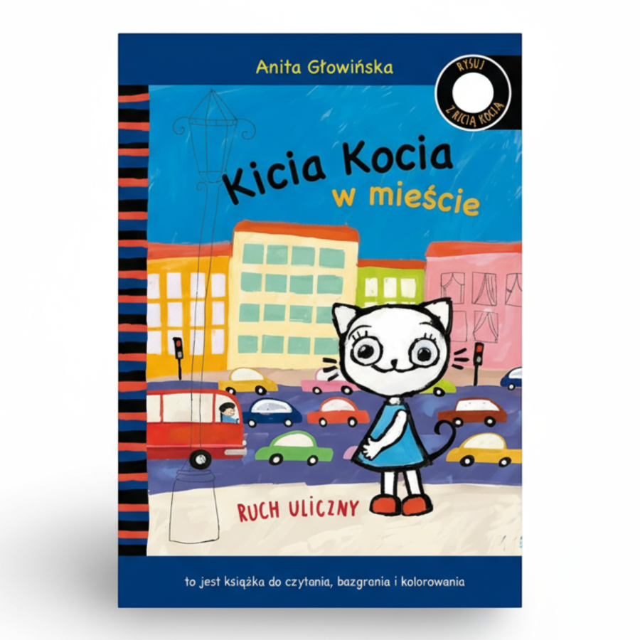 Kicia Kocia w mieście. Ruch uliczny - kolorowanka / Wydawnictwo Media Rodzina