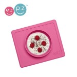 Silikonowa miseczka z podkładką 2w1 Mini Bowl różowy / EZPZ