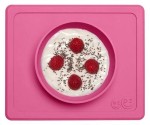 Silikonowa miseczka z podkładką 2w1 Mini Bowl różowy / EZPZ