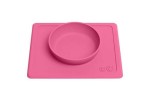 Silikonowa miseczka z podkładką 2w1 Mini Bowl różowy / EZPZ