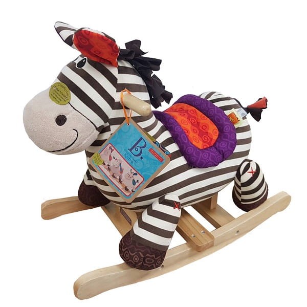 Rodeo Rocker Kazoo – pluszowa ZEBRA na biegunach / B.Toys