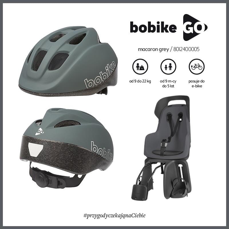 Kask GREY - rozmiary / Bobike