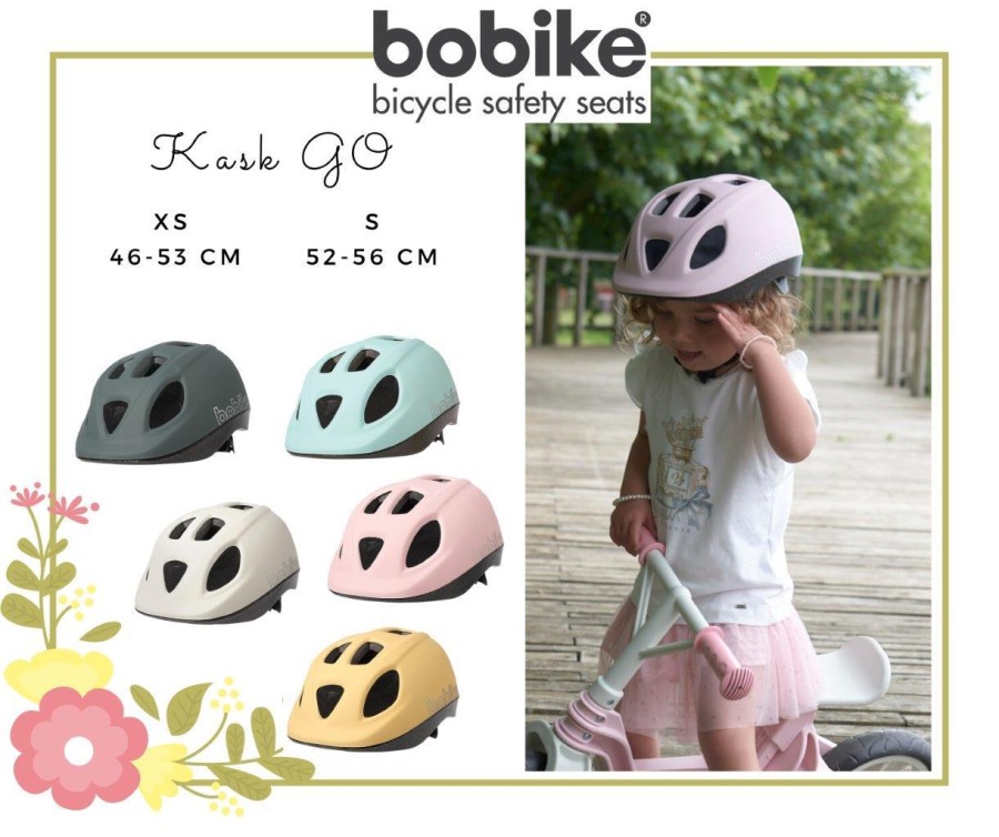 Kask PINK - rozmiary / Bobike