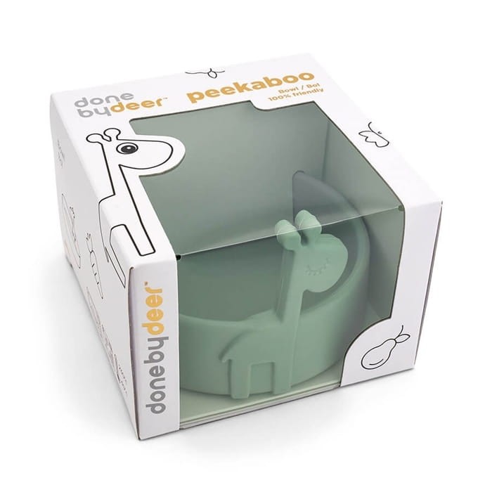 Peekaboo miseczka silikonowa - green / Done by Deer