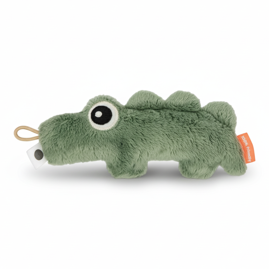 Grzechotka sensoryczna puszysty Croco green / Done by Deer