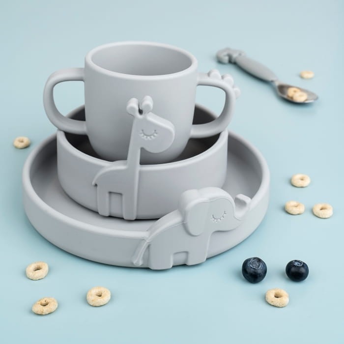 Peekaboo miseczka silikonowa - grey / Done by Deer