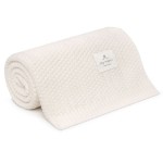 Kocyk ze 100% wełny merino cream - premium collection / My Memi