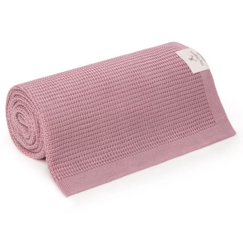 Lekki eukaliptusowy kocyk 80x100 rose - eco collection / My Memi