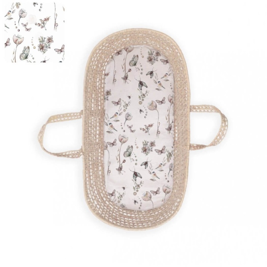 Bawełniane prześcieradło do gondoli - Nature / BabySteps