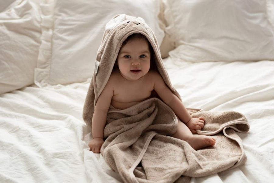 Bambusowy ręcznik light grey - mouse / My Memi