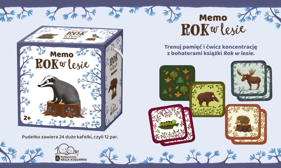 Rok w lesie. Memo / Wydawnictwo Nasza Księgarnia