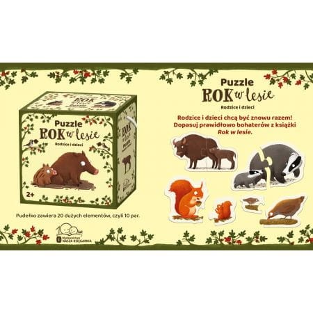 Rok w lesie PUZZLE / Wydawnictwo Nasza Księgarnia