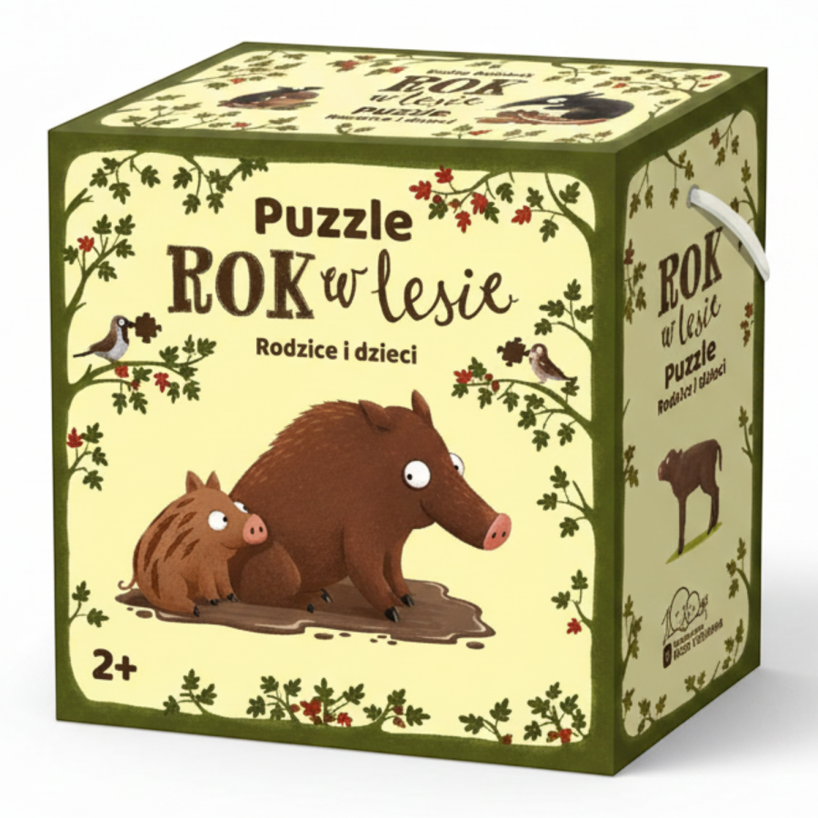 Rok w lesie PUZZLE / Wydawnictwo Nasza Księgarnia