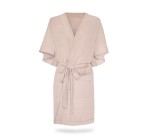 Szlafrok/kimono LINEN dla kobiet w ciąży i dla mam - Sepia Rose / BabySteps